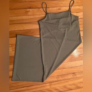 H&M Army Green Slip Dress